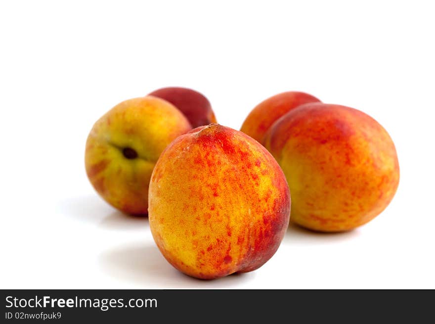 Ripe, juicy peach