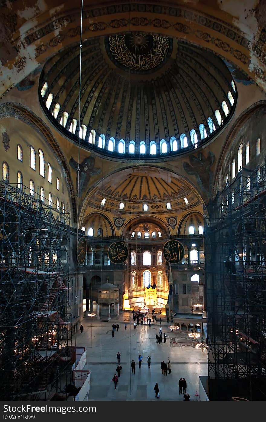 Hagia Sophia cathedral in Istanbul