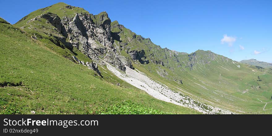 Site of the collar of neck, France