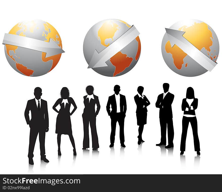 Illustration of business team.Very useful business concept. Illustration of business team.Very useful business concept