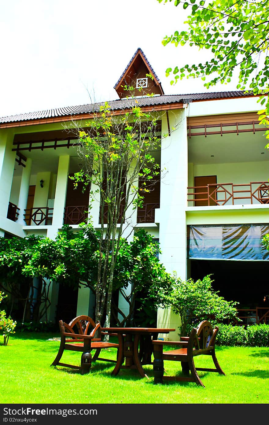 The big villa in north Thailand