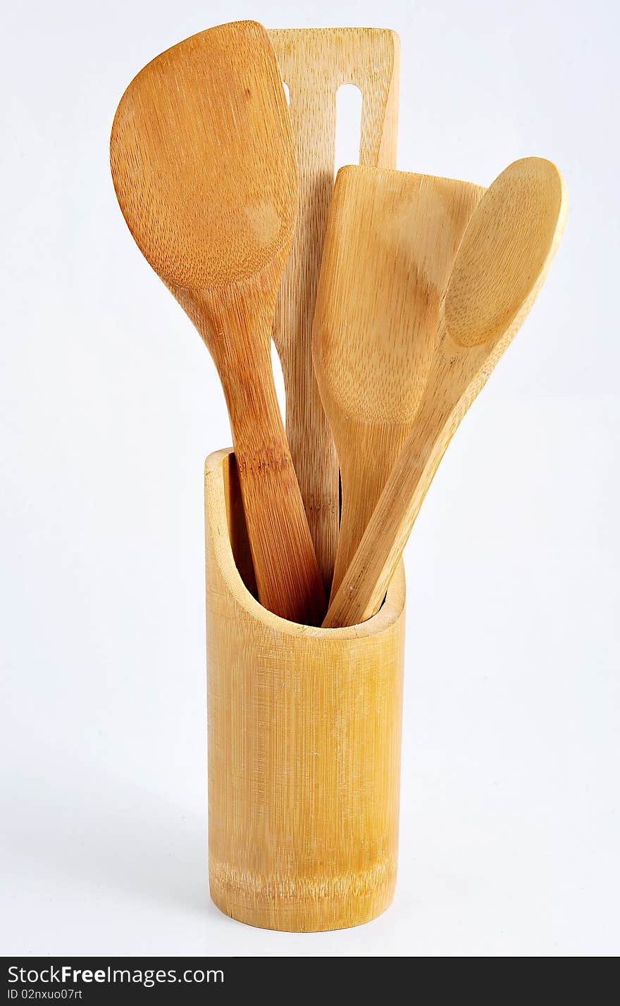 Wooden kitchen spoon