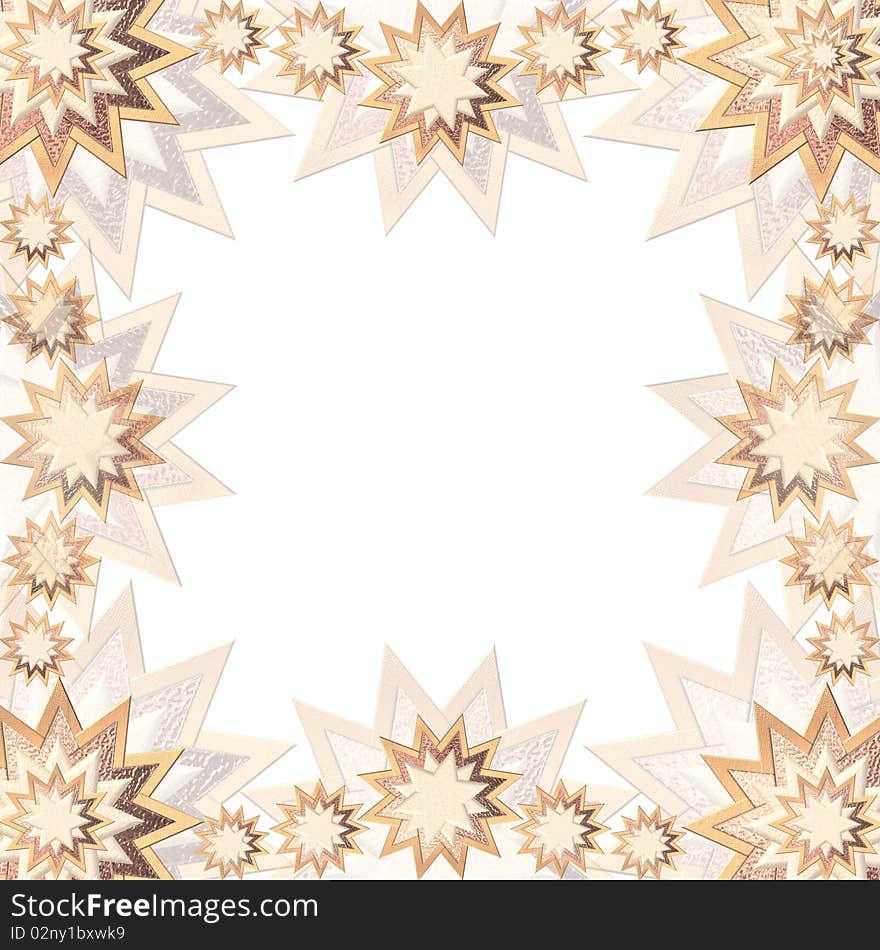 Stary Frame brown and gold