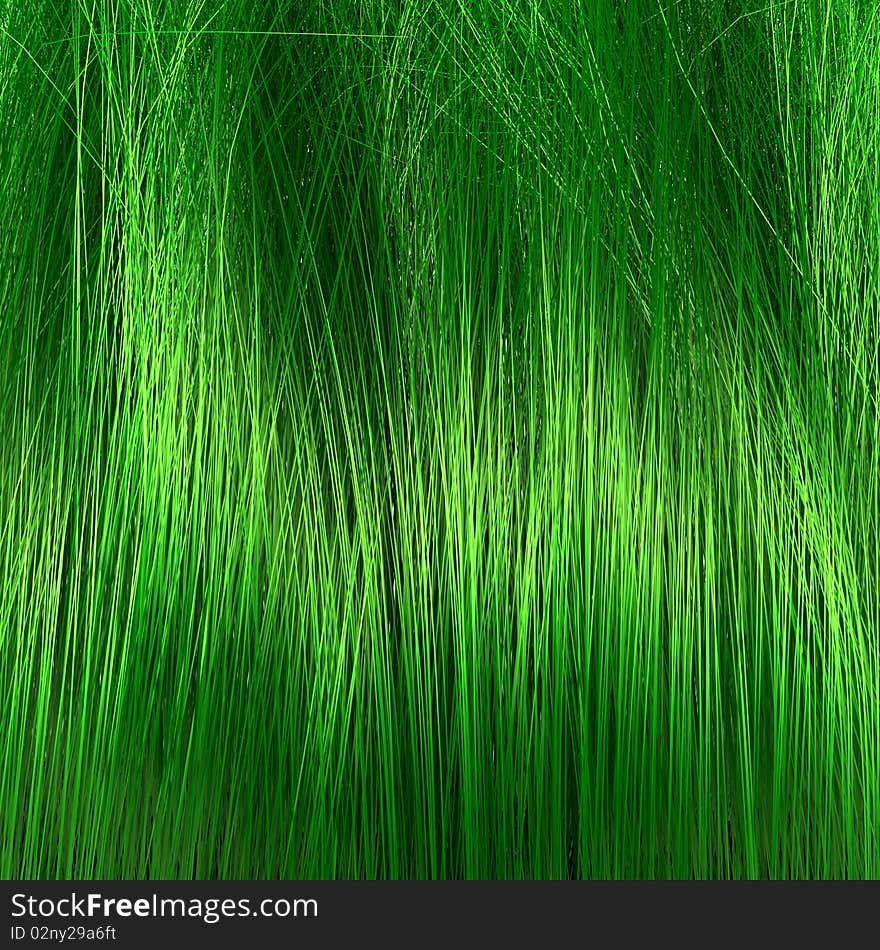 3d image of close shot of green grass