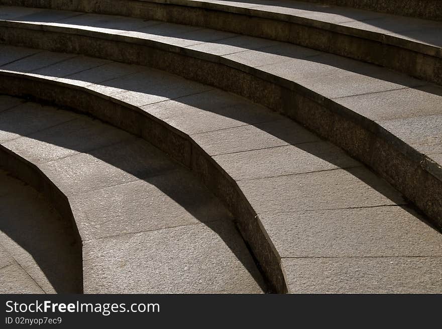 Deep  Granite Stairs