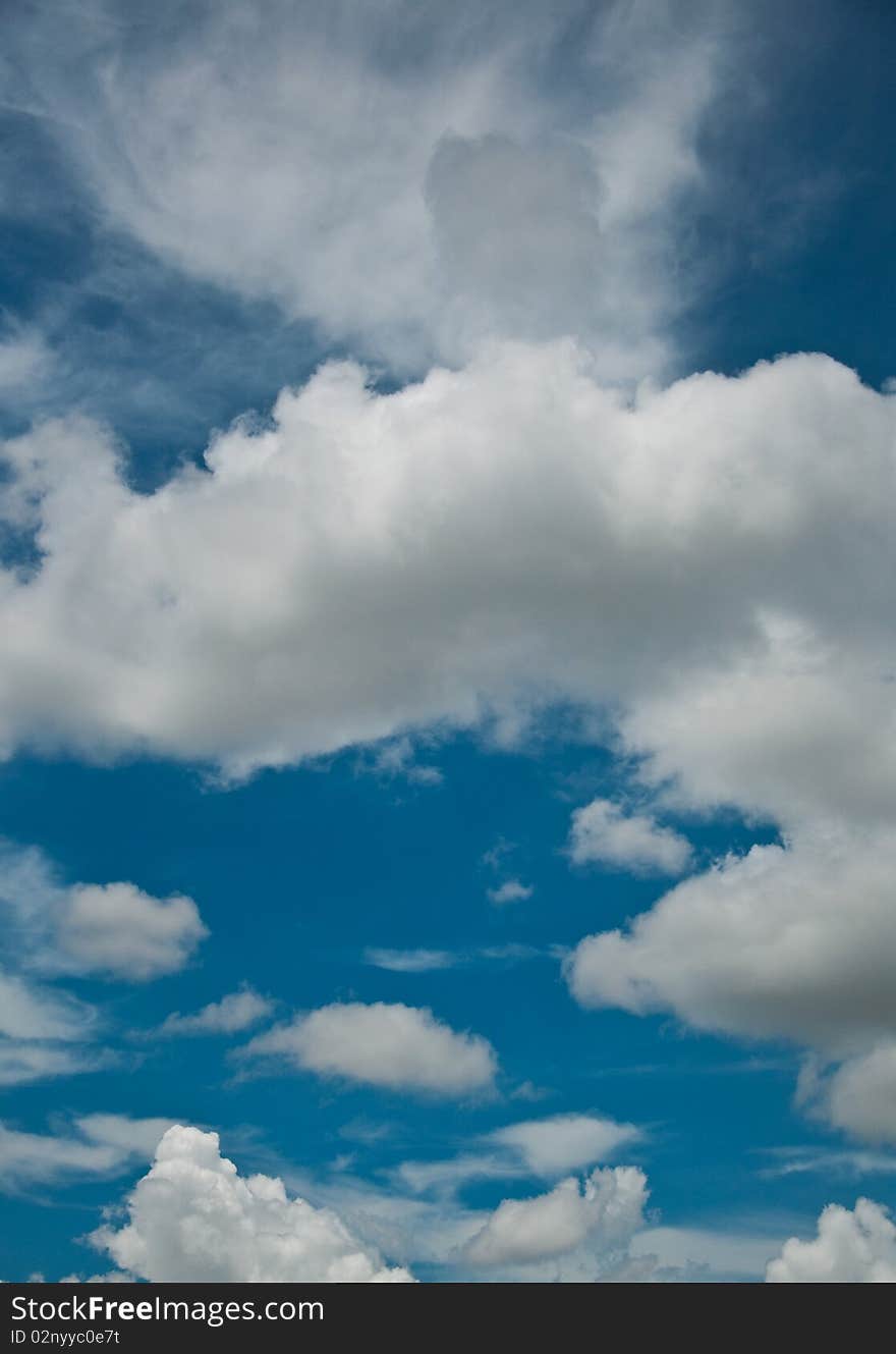 Clouds and skies nature in Thailand