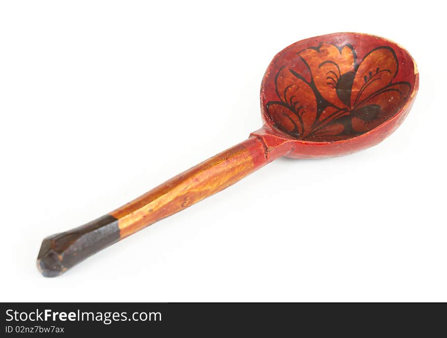 Russian wooden spoon