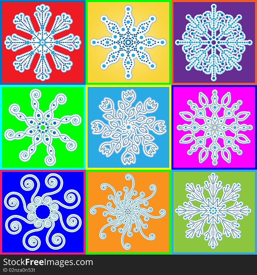 Snowflake set