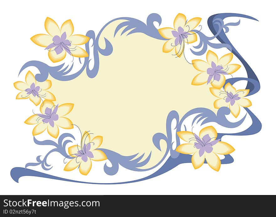 This is the decorative elements with a floral motif  for text formatting. This is the decorative elements with a floral motif  for text formatting