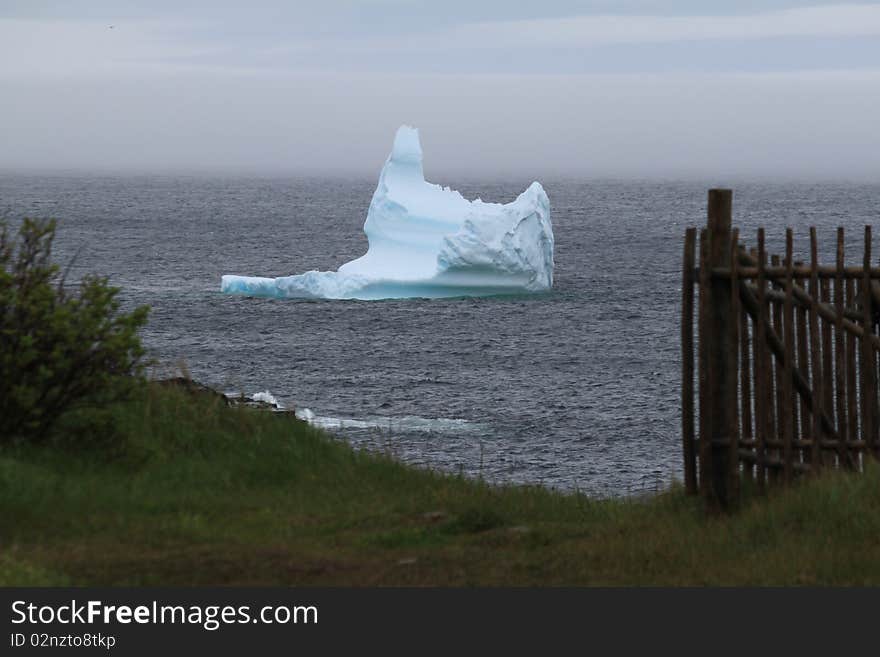 Iceberg in Trinity Bay Newfoundland