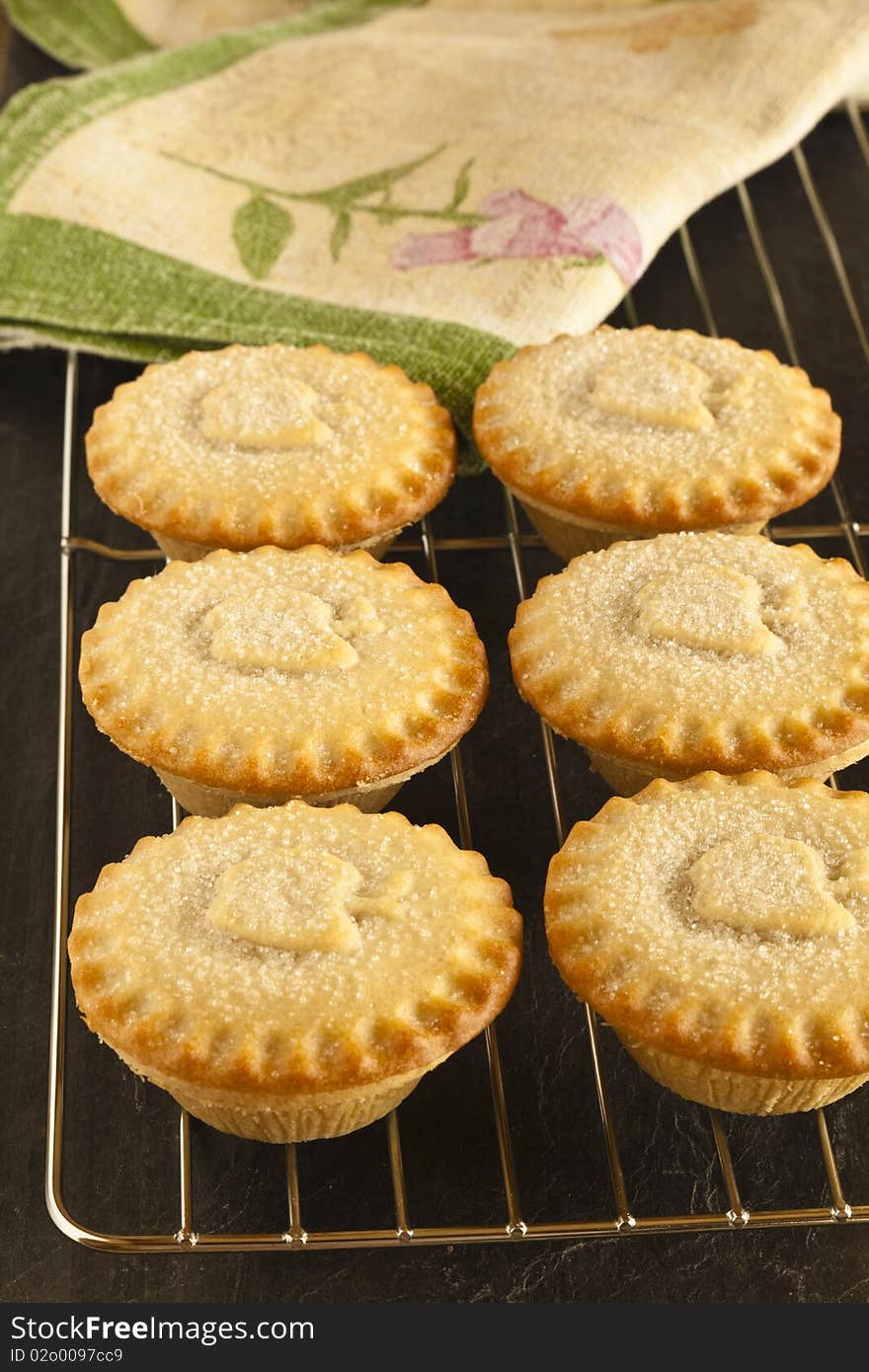 Apple Pies On A Cooling Tray