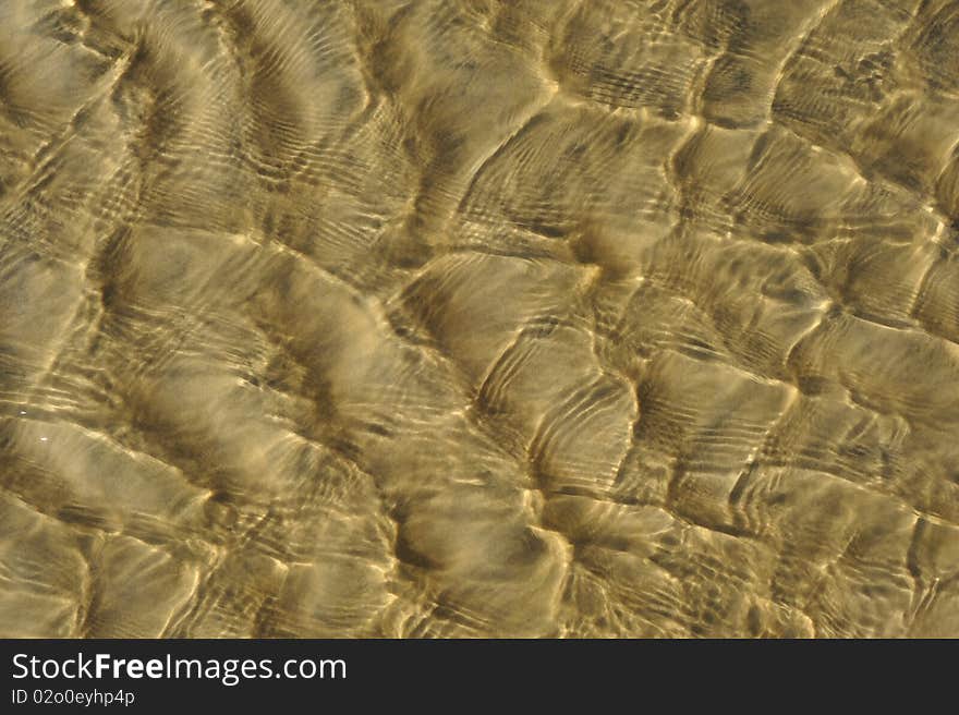 Sand beach texture water background