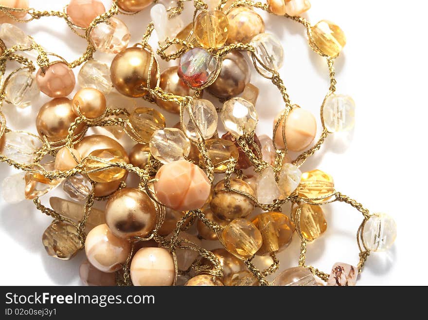 Golden And Yellow Beads