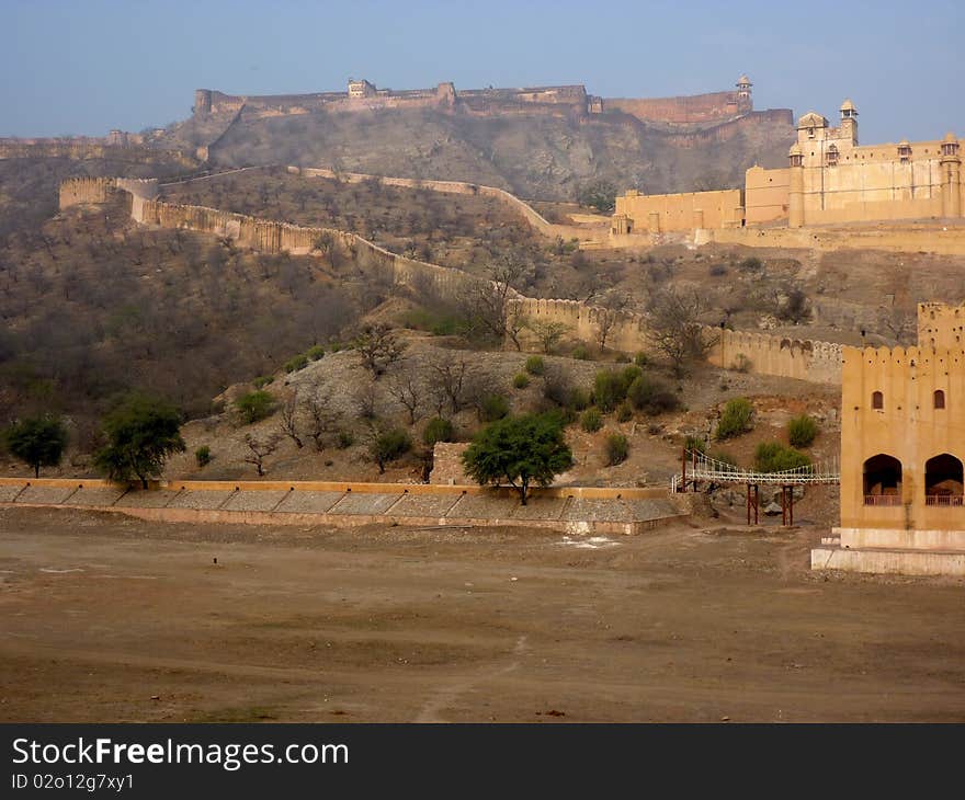 Jaipur palace fort, India