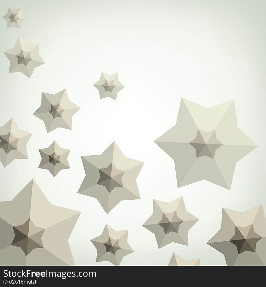 Abstract background with starry shapes. Abstract background with starry shapes