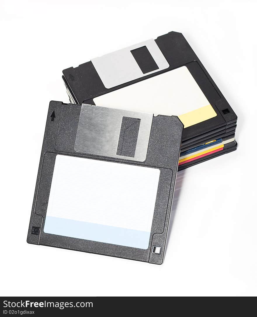 One and a few diskettes