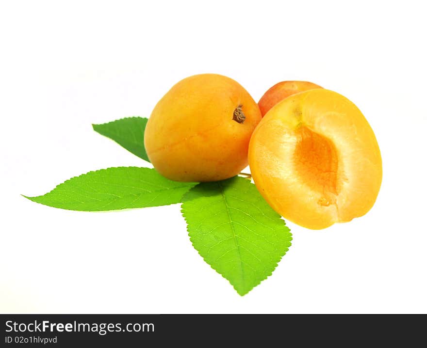 Studio photo of isolated fruit on white background. Studio photo of isolated fruit on white background