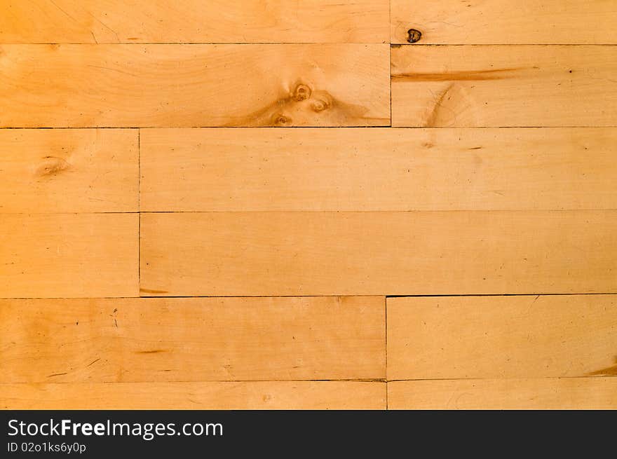 Birch parquet floor close-up. It is destruction floor.