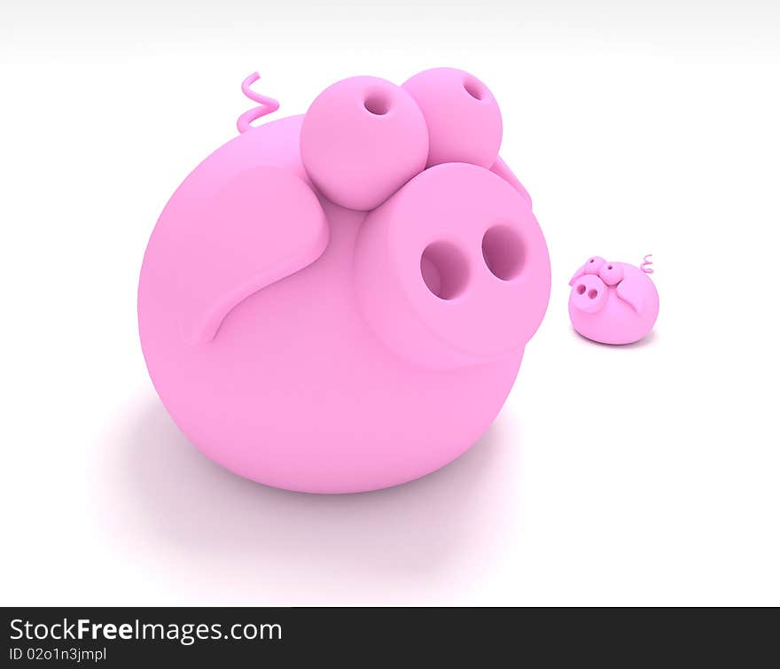 Pig & pigglet