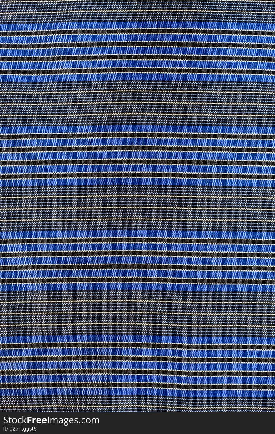 Blue Striped Fabric Texture