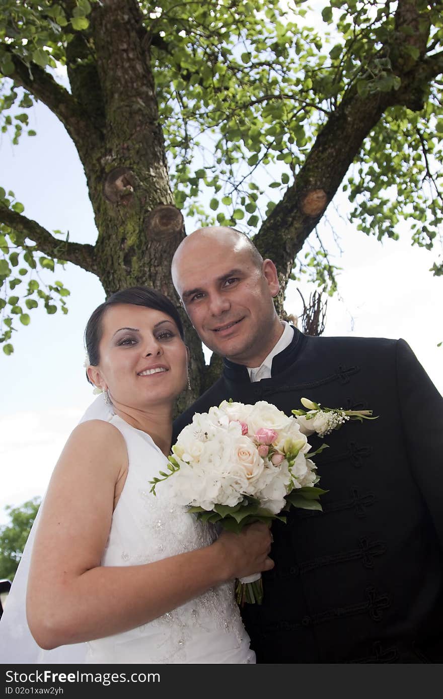 Bride and groom