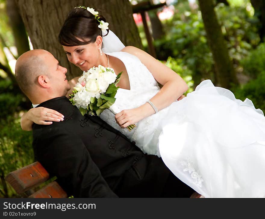 Bride and groom