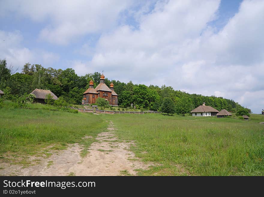 Village landscape from the church