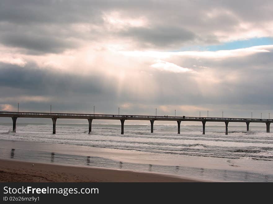 New Brighton Pier, New Zealand