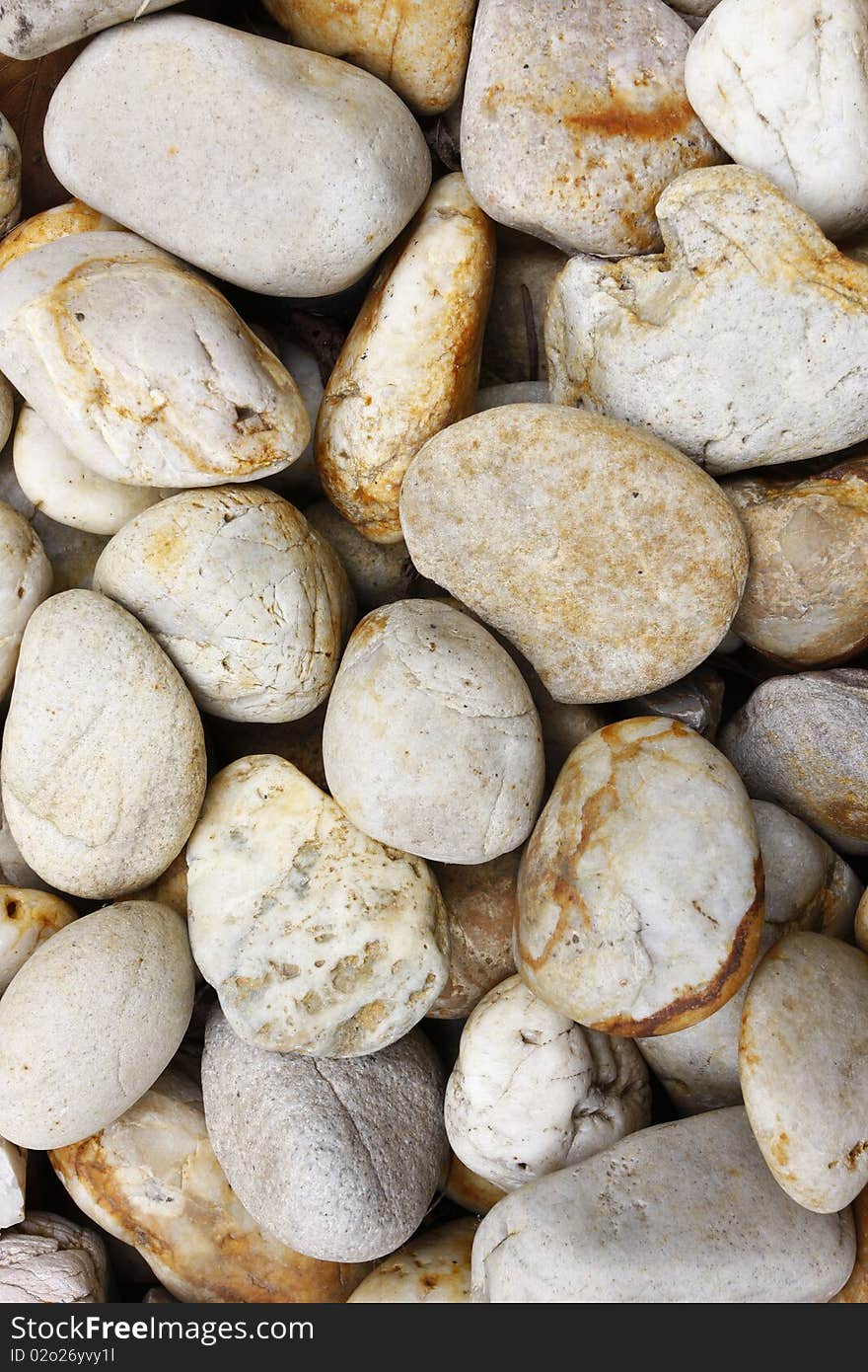 Abstract background with round pebble stones