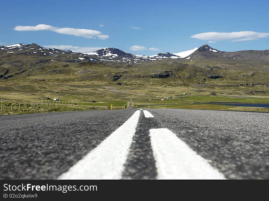 Iceland, Peninsule o Snaefells, the road called The Ring