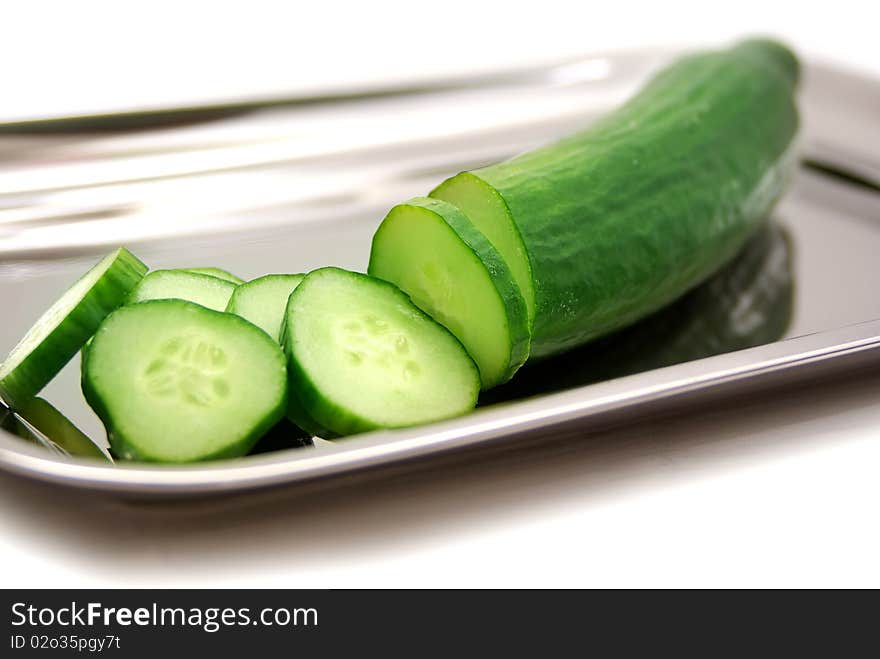 Green cucumber