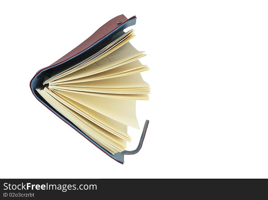 Notebook Isolated On A White Background