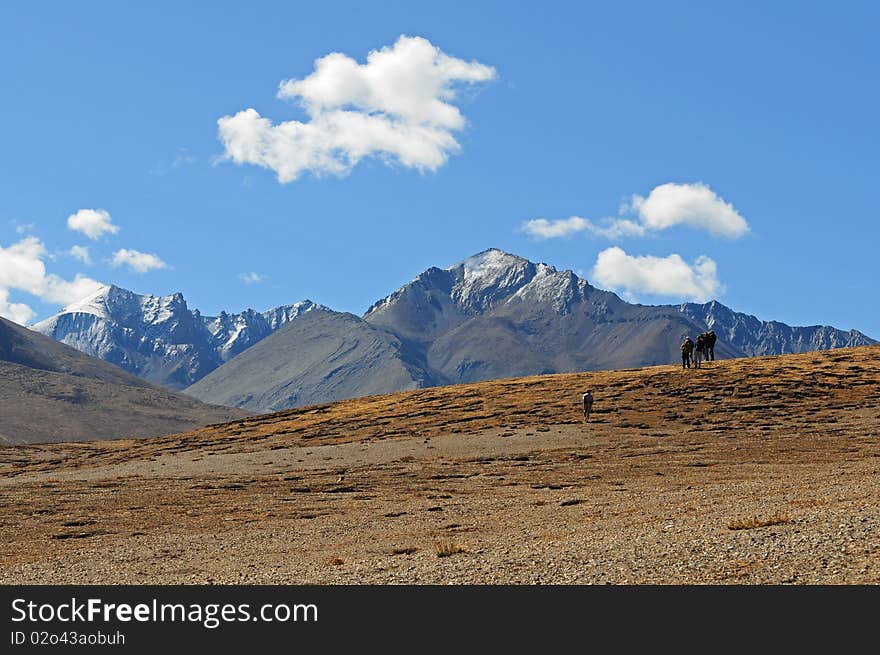 Beautiful natural landscape of Tibet.