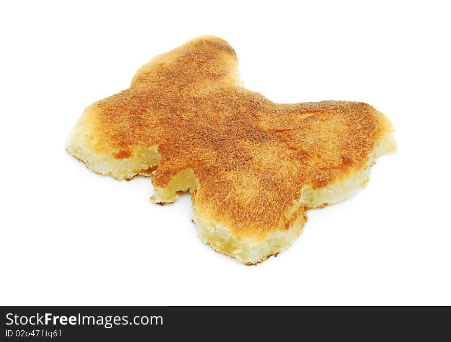 Butterfly shaped pancake