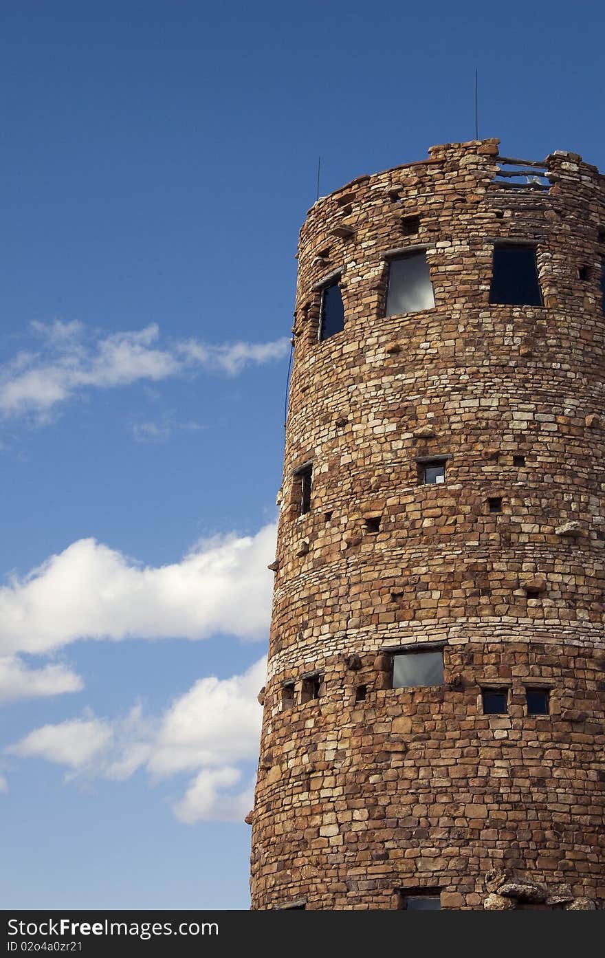 Desert View Watchtower in the Grand Canyon National Park.