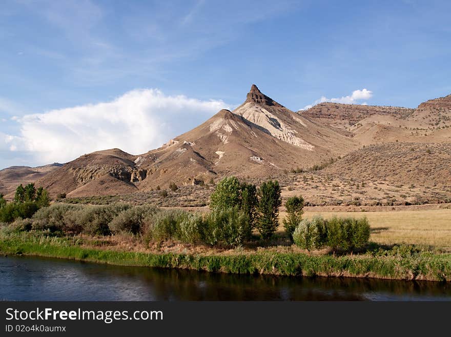 Scenic river in Oregon USA