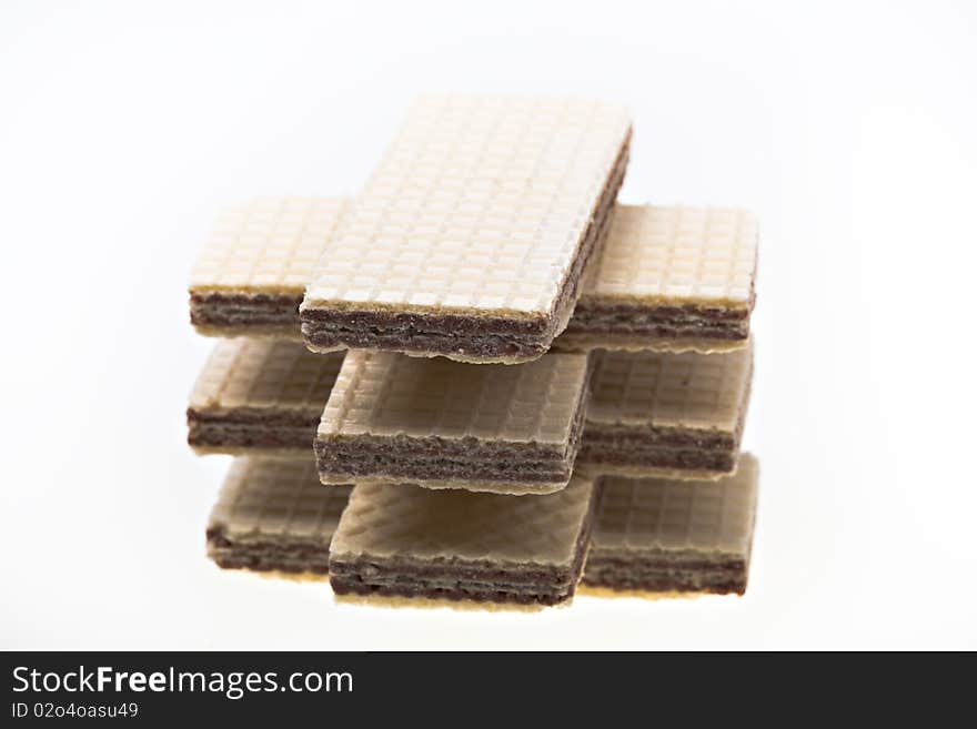 Cookies isolated on white background