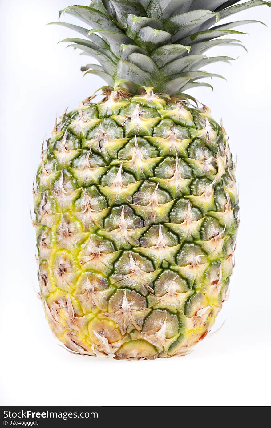 Ripe Pineapple Isolated