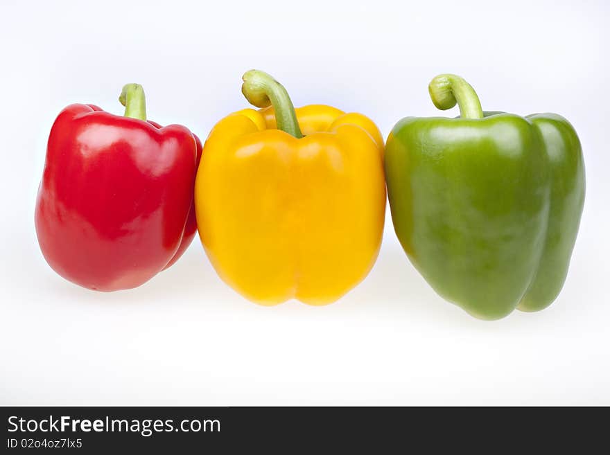 Fresh sweet pepper isolated