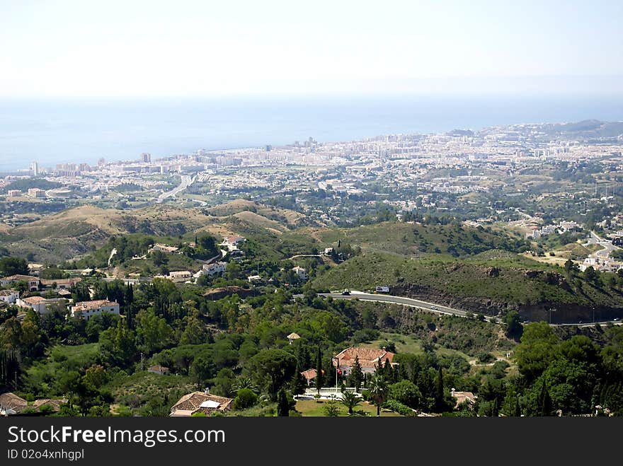 Mediterranean city. Spain.