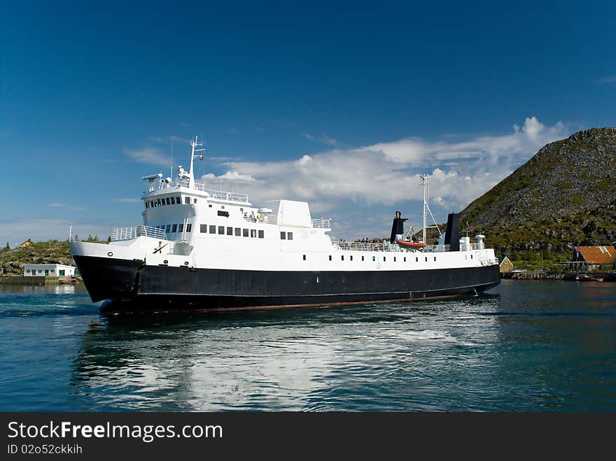 The Ferry At The Island Skrova