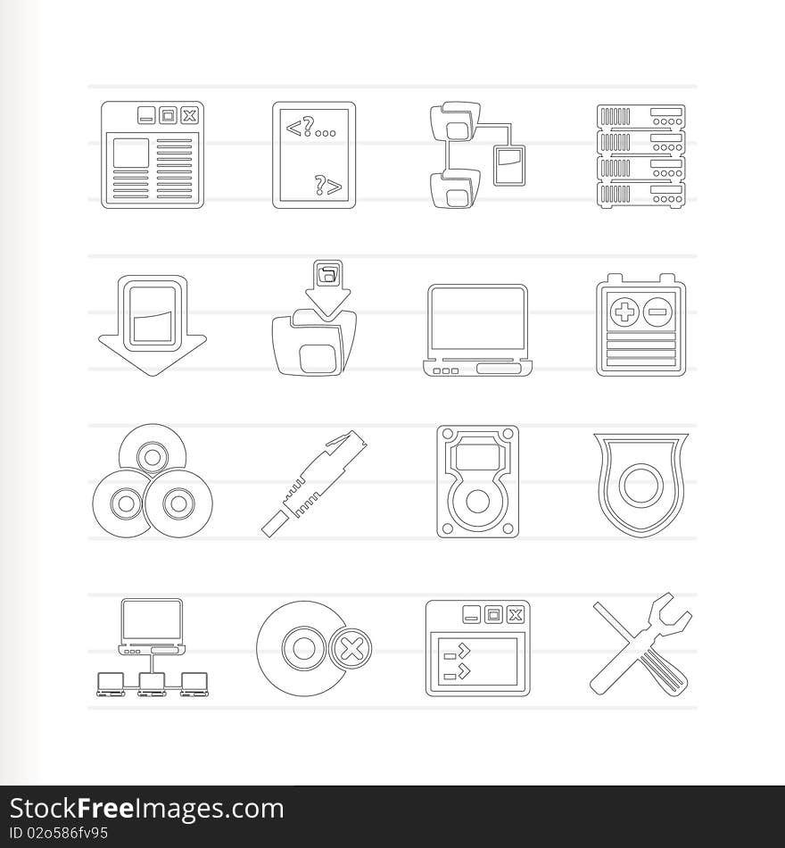 Server Side Computer Icons