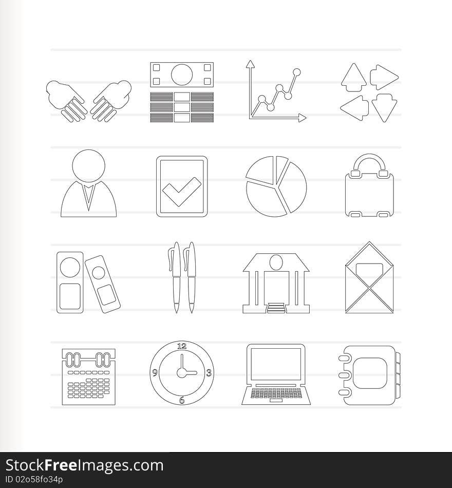 Business and Office icons -  icon set