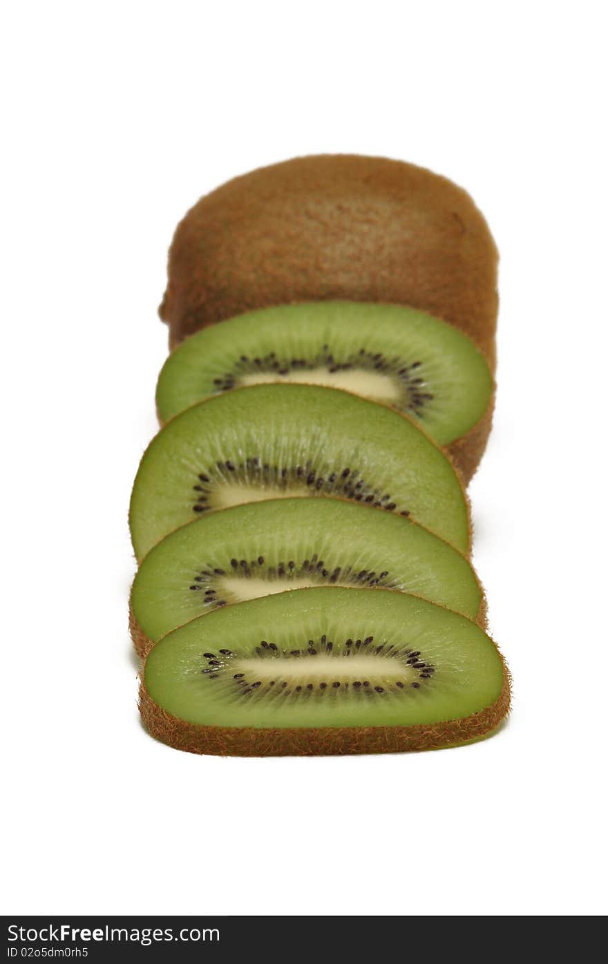 Kiwi with slices