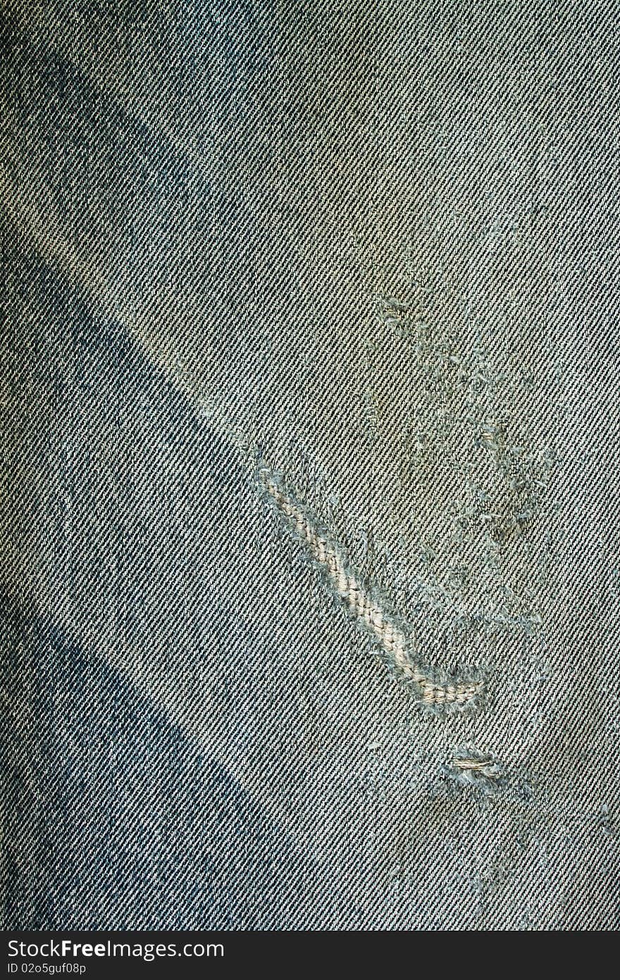 Torn jean texture