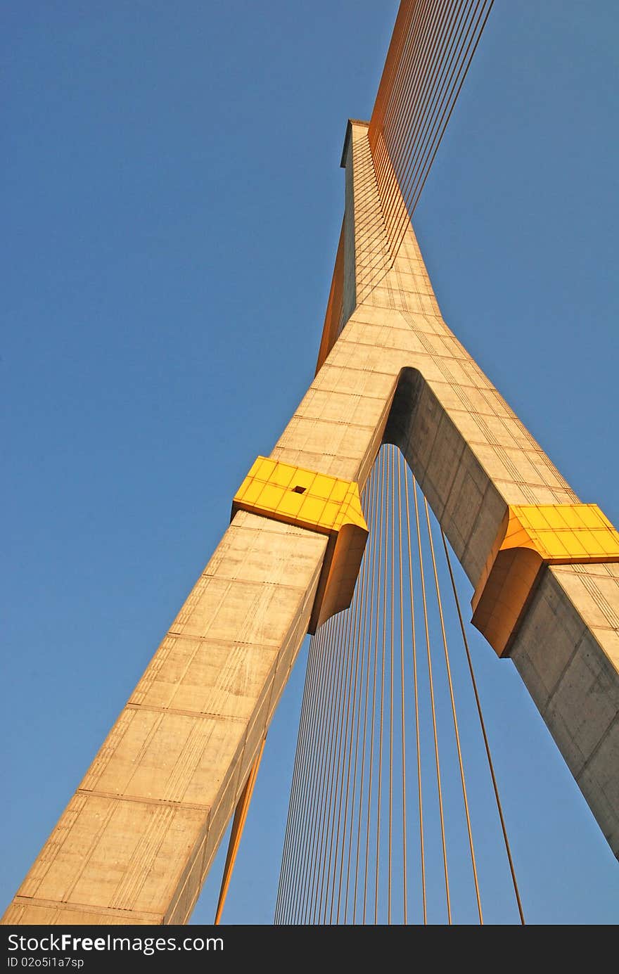 Rama 8 Bridge in bangkok thailand. Rama 8 Bridge in bangkok thailand