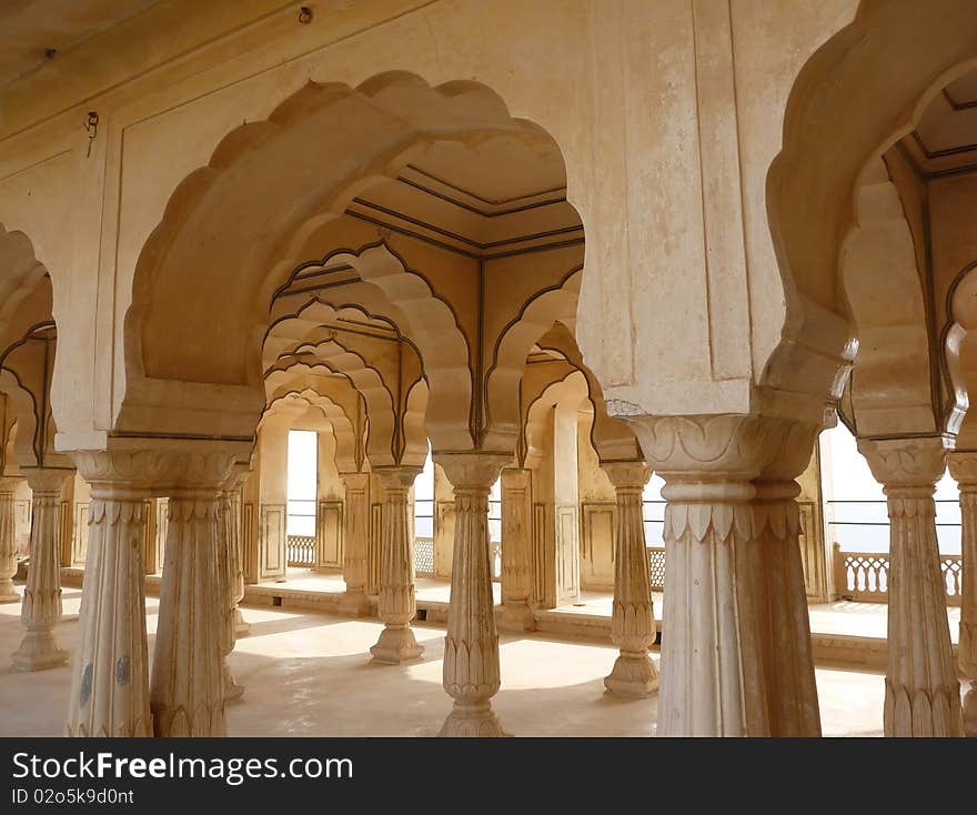 Archway of the Hawa Mahal palace in Jaipur, Rajasthan, India. Archway of the Hawa Mahal palace in Jaipur, Rajasthan, India