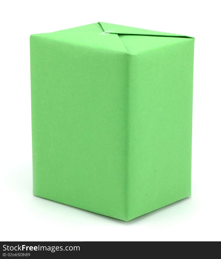 Green gift box