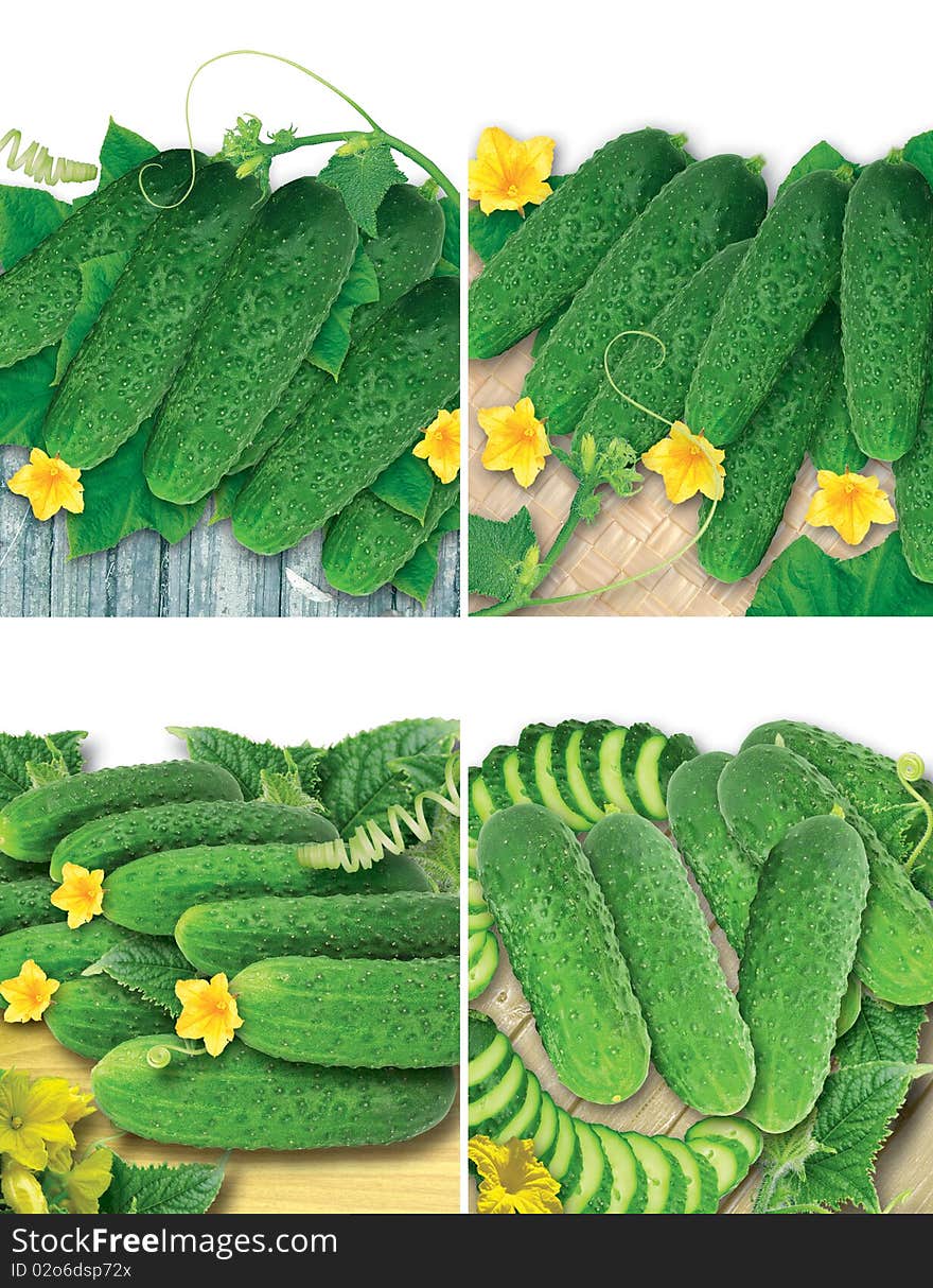 Set Of Cucumbers