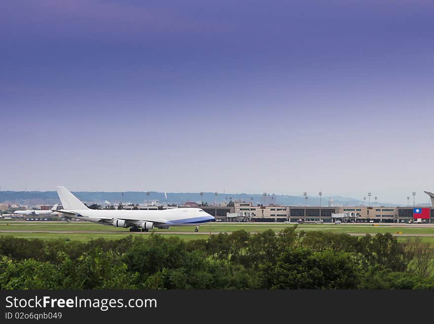 Aircraft Take Off In Taiwan